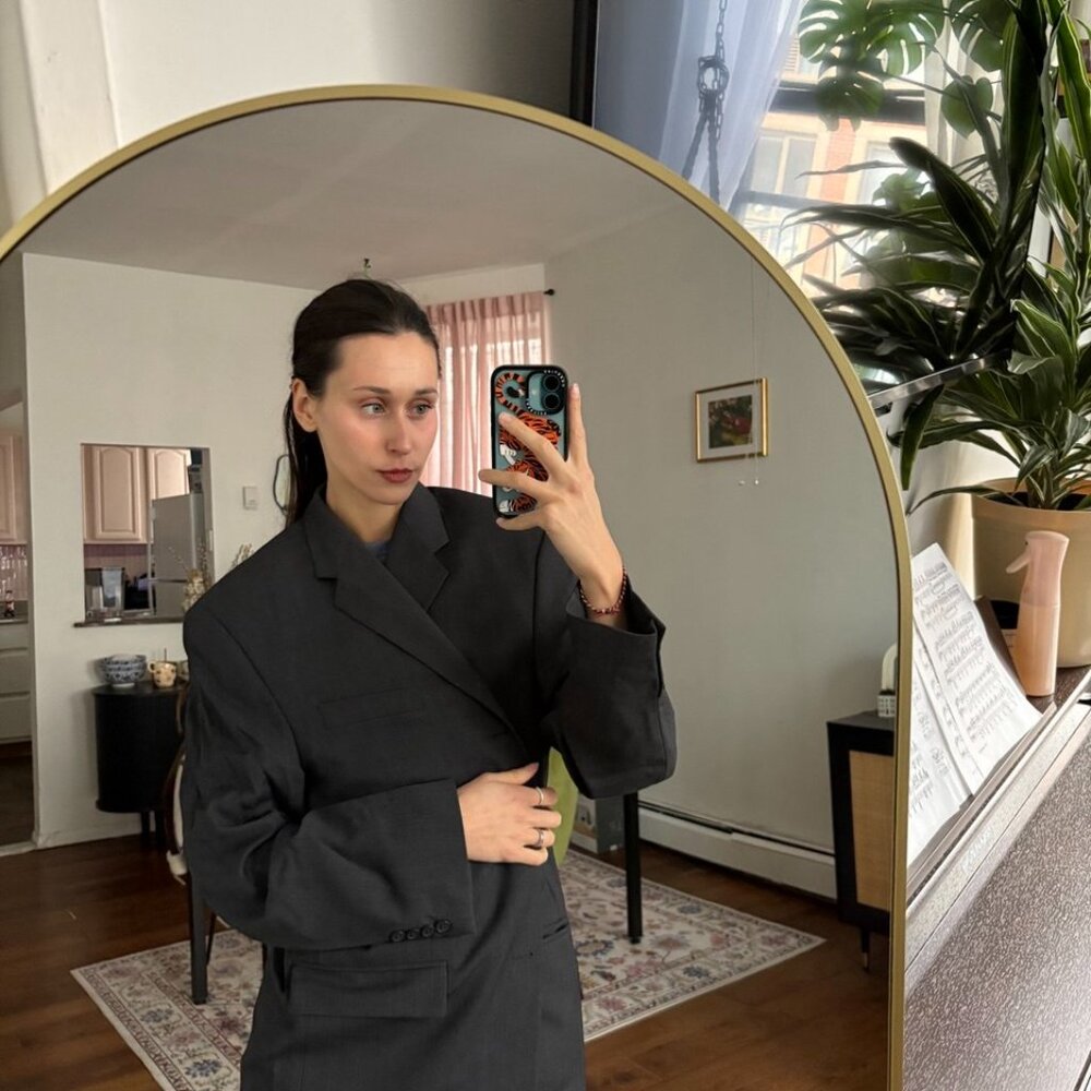 Vintage wool oversized Calvin Klein suit jacket